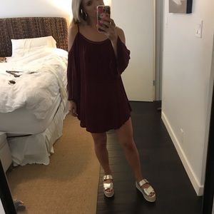 Burgundy Dress